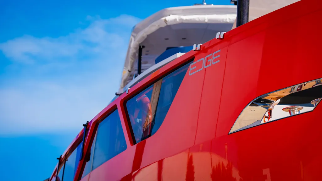 First 26m Sarp XSR Delivered and Named Edge